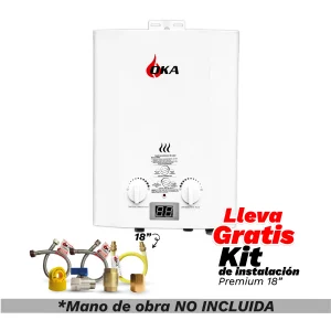promoción calentador 5.5LTA + kit